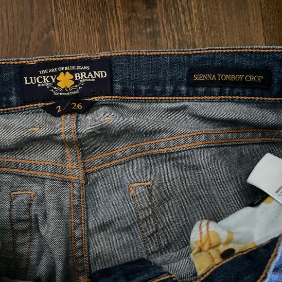 Lucky Brand Sienna Tomboy Crop Lace Cuff Jeans - Picture 5 of 8